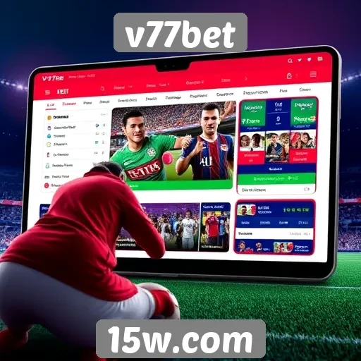 Plataforma v77bet disponibiliza apostas esportivas ao vivo